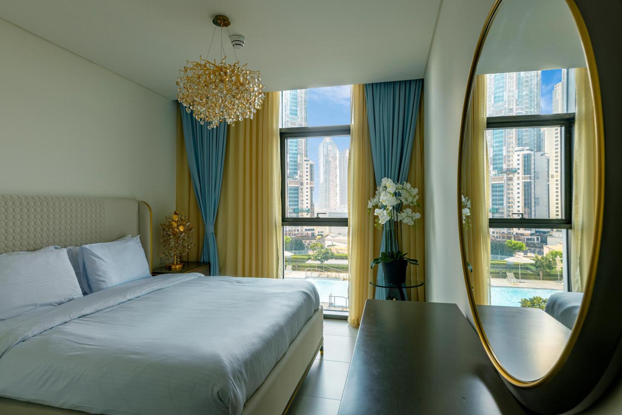 شقة Downtown Luxury By Mall & Burj Khalifa *