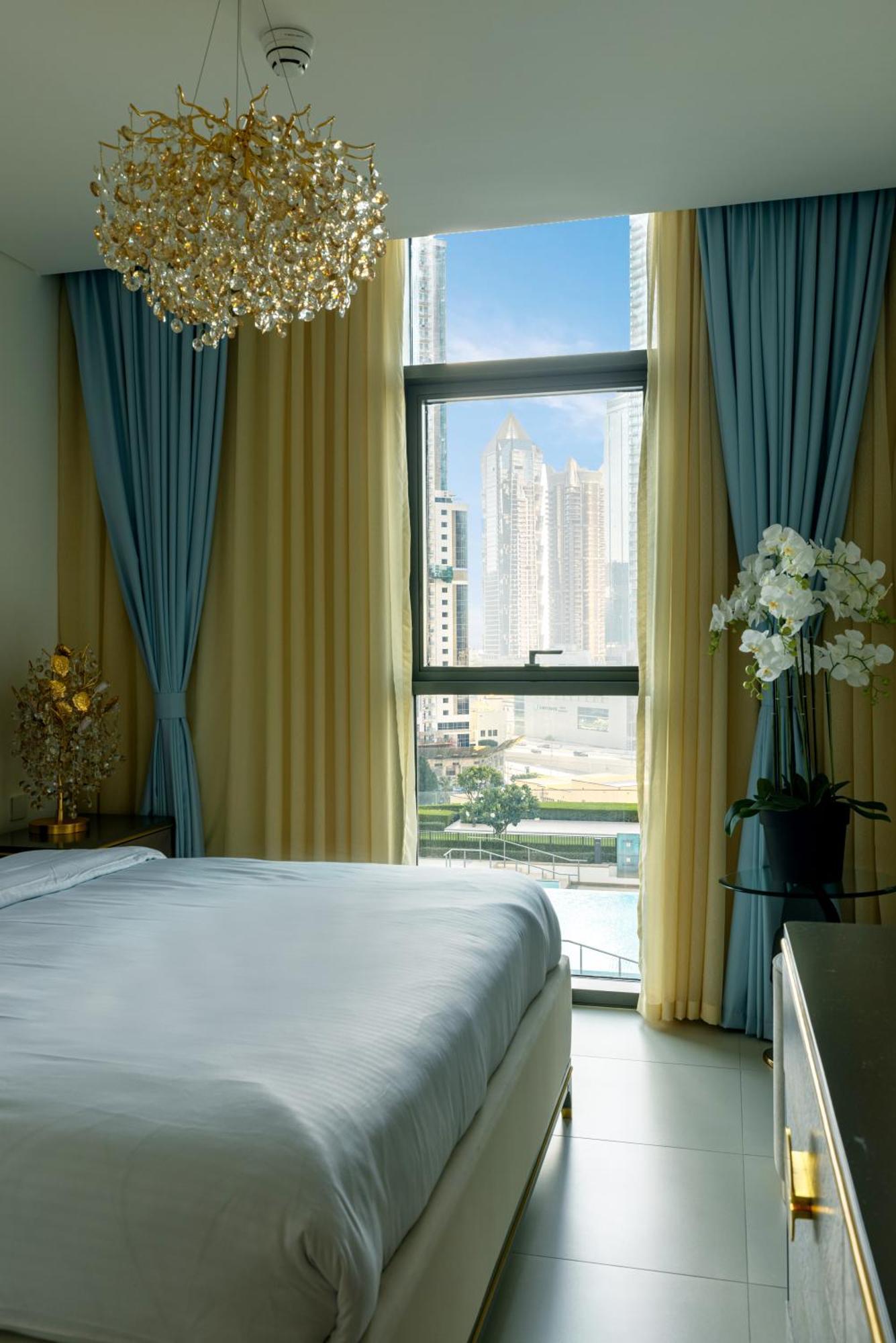 شقة Downtown Luxury By Mall & Burj Khalifa *